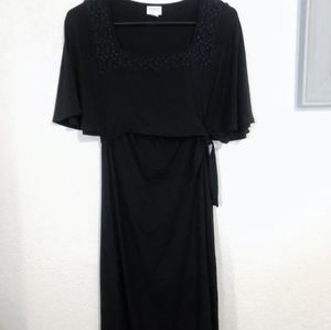 BOOB design black dress maternity/nursing